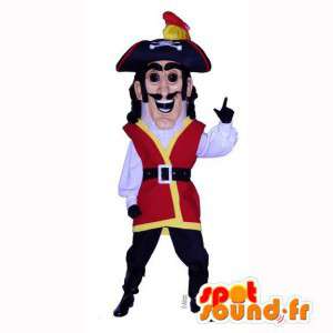 Kostüm Piratenkapitän. Piraten-Kostüm - MASFR006985 - Maskottchen der Piraten