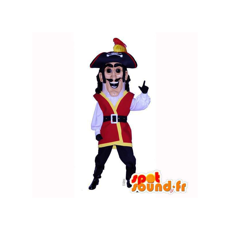 Kostüm Piratenkapitän. Piraten-Kostüm - MASFR006985 - Maskottchen der Piraten