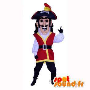 Pirat kaptajn kostume. Pirat kostume - Spotsound maskot kostume