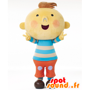 Hopetan mascot, little boy in colorful attire - MASFR26936 - Yuru-Chara Japanese mascots