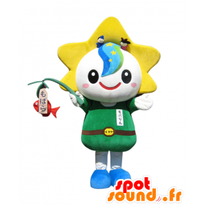 Mascot Moba Rin girl with a star shaped head - MASFR26944 - Yuru-Chara Japanese mascots