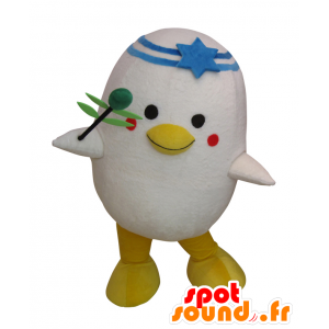 Mascot Sharoumu Chan of white seagull with a star - MASFR26945 - Yuru-Chara Japanese mascots