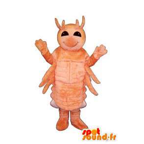 Mascot oranje insect, reuzegrootte - MASFR006987 - mascottes Insect