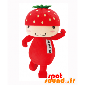 Amaou mascotte, gigante fragola Fukuoka City - MASFR26959 - Yuru-Chara mascotte giapponese