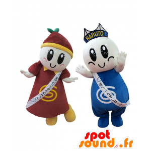 Whirlpool Kun och Uzuhime chan maskotar - Spotsound maskot