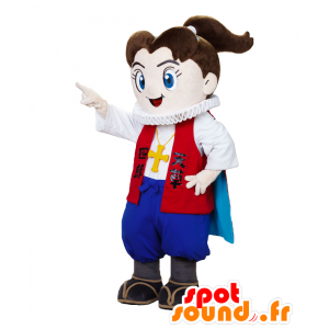 Mascot Amakusa Shiro, tyttö pukeutunut ritari - MASFR26963 - Mascottes Yuru-Chara Japonaises