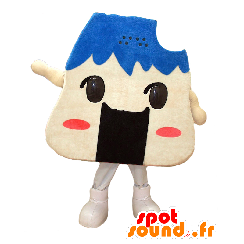 Musubin mascot, blue and white mountain, Mount Fuji - MASFR26965 - Yuru-Chara Japanese mascots