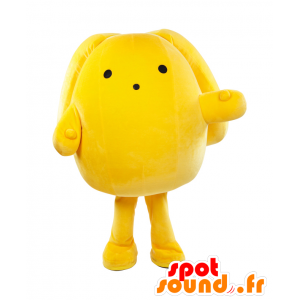 Mascot Sir Wu, big yellow rabbit, giant and fun - MASFR26972 - Yuru-Chara Japanese mascots