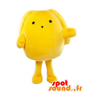 Mascot Sir Wu, grande coelho amarelo, gigante e divertido - MASFR26972 - Yuru-Chara Mascotes japoneses