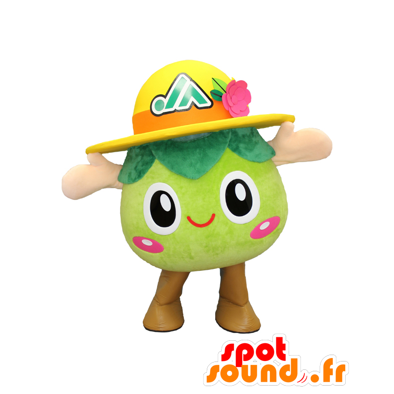 Minami-chan mascotte, l'uomo con un cappello verde e rotondo - MASFR26995 - Yuru-Chara mascotte giapponese