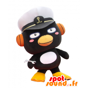 Mascotte de Pegi, oiseau noir, ingénieur en chef - MASFR27000 - Mascottes Yuru-Chara Japonaises