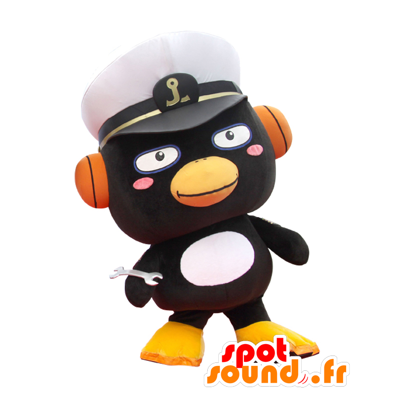 Mascot Pegi, zwarte vogel, Chief Engineer - MASFR27000 - Yuru-Chara Japanse Mascottes