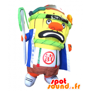 Mascot Aichitaruo Daio cilindrische mens fel - MASFR27002 - Yuru-Chara Japanse Mascottes