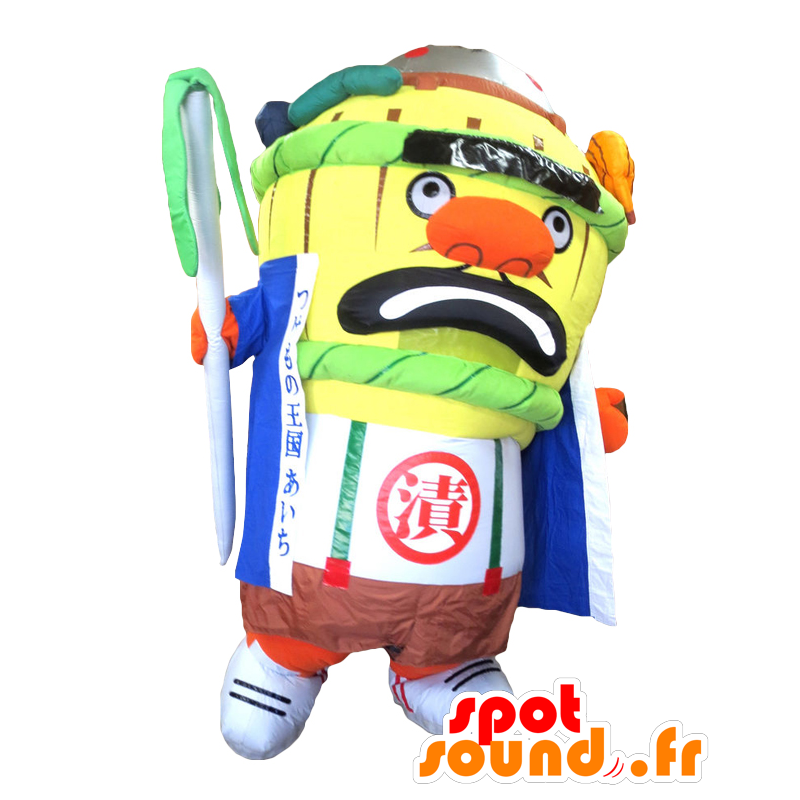 Mascot Aichitaruo Daio, sylindrisk mann til sterkt - MASFR27002 - Yuru-Chara japanske Mascots