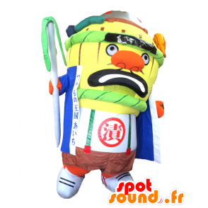 Mascot Aichitaruo Daio, κυλινδρικό άνθρωπος να έντονα - MASFR27002 - Yuru-Χαρά ιαπωνική Μασκότ