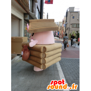 Mascotte d'Ido-Kko, de petite maison en bois - MASFR27012 - Mascottes Yuru-Chara Japonaises