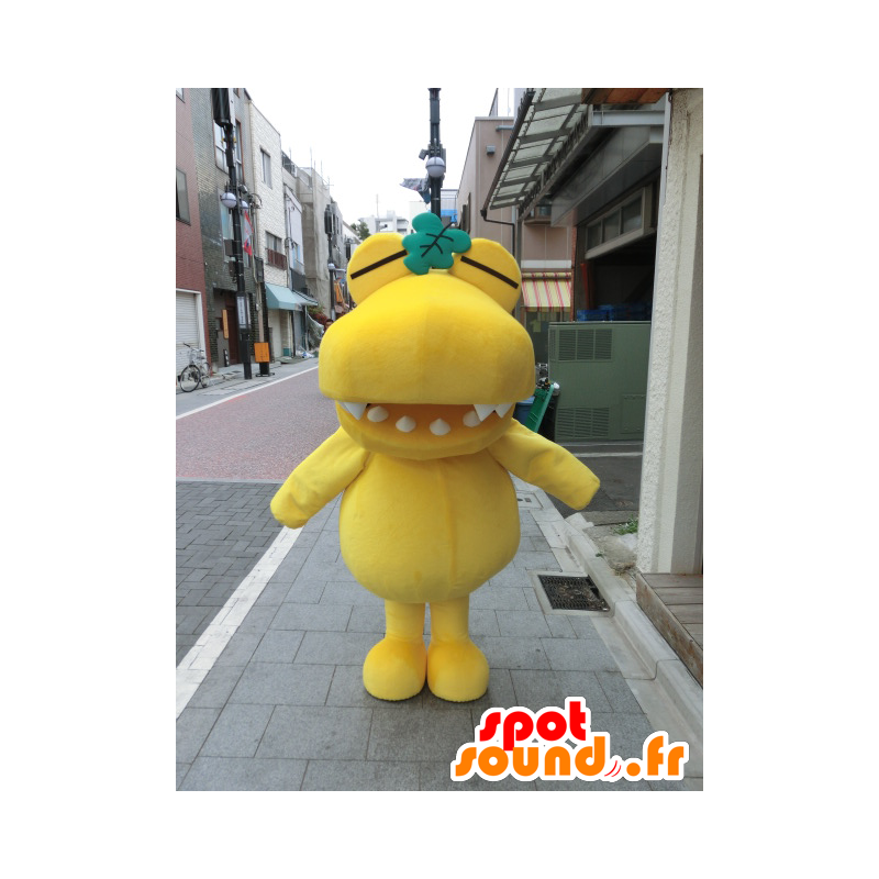 Mascot Kashiwani gigantische krokodil en grappige gele - MASFR27013 - Yuru-Chara Japanse Mascottes