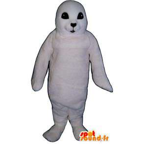 Costume de bébé phoque blanc. Costume de bébé otarie - MASFR006993 - Mascottes Phoque
