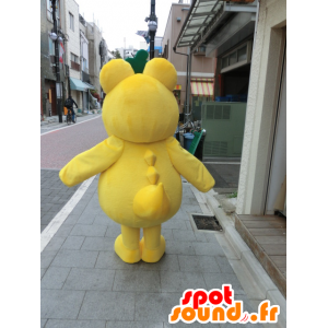 Kashiwani mascot, yellow and funny giant crocodile - MASFR27013 - Yuru-Chara Japanese mascots