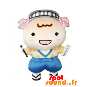 Mascottes Namisuke & Nami 2 tot kleurrijke - MASFR27015 - Yuru-Chara Japanse Mascottes