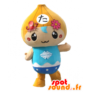 Tajiritchi mascot, snowman with onion shaped head - MASFR27030 - Yuru-Chara Japanese mascots