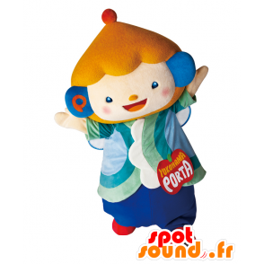 Mascotte de Porurun, personnage coloré, clown - MASFR27031 - Mascottes Yuru-Chara Japonaises