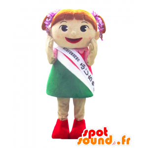 Fuji-chan mascot, girl with the colors of Italy - MASFR27037 - Yuru-Chara Japanese mascots