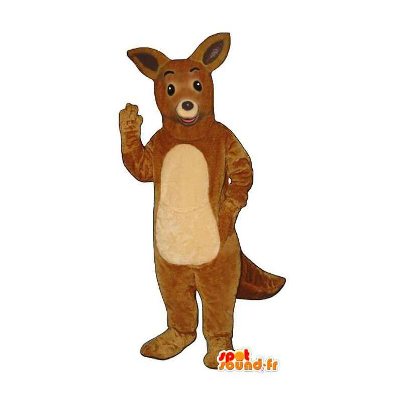 Kangoeroe kostuum. Kangaroo Costume - Kangoeroe-mascottes - MASFR006997 - SpotSound.fr