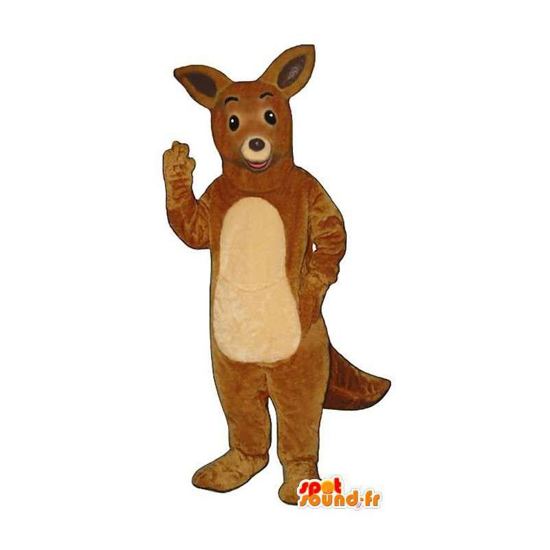 Kenguru kostyme. Kangaroo Costume - MASFR006997 - Kangaroo maskoter