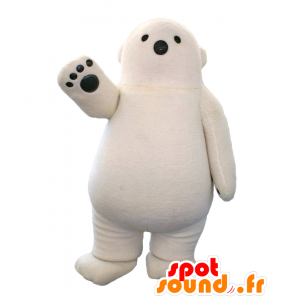 Mascot Hinokuma, iso musta ja valkoinen jääkarhu - MASFR27054 - Mascottes Yuru-Chara Japonaises