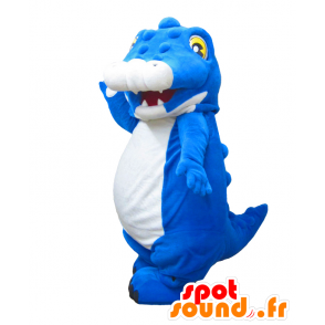 Wanitan maskot, modré a bílé dinosaurů, obří dinosaurus - MASFR27067 - Yuru-Chara japonské Maskoti