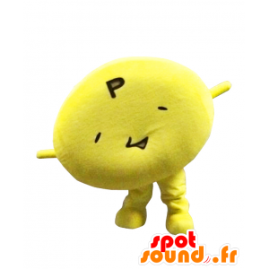 Mascot P MB kun, leuke en grappige gele guy - MASFR27069 - Yuru-Chara Japanse Mascottes
