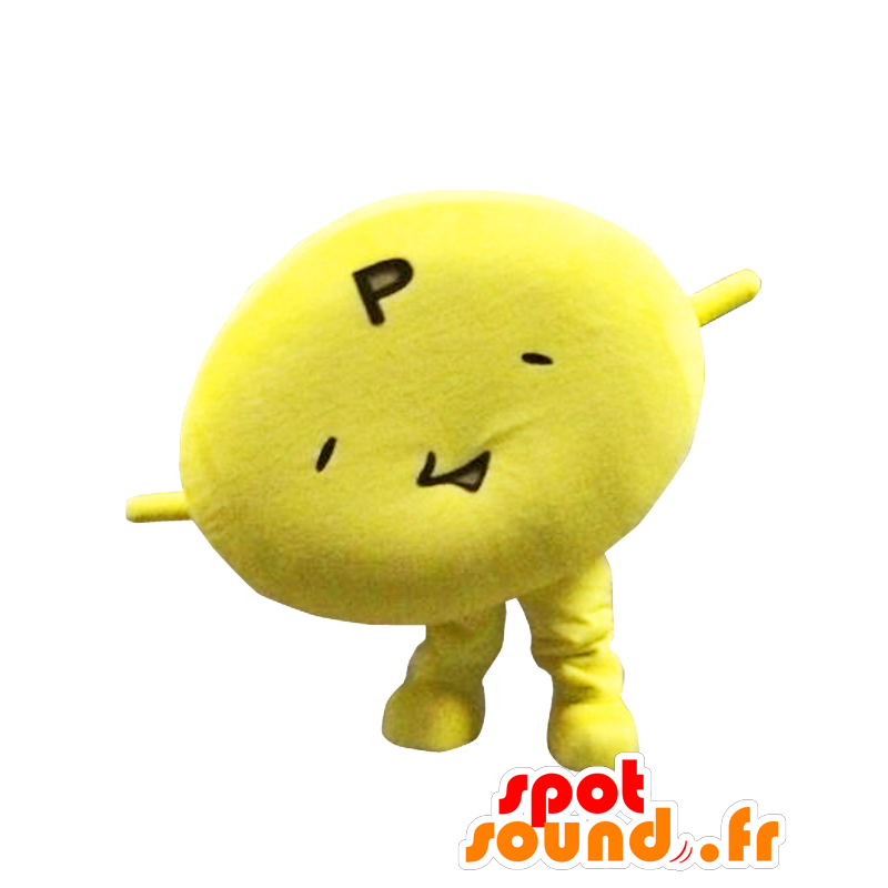 Mascot P MB kun, leuke en grappige gele guy - MASFR27069 - Yuru-Chara Japanse Mascottes