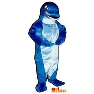 Blue dolphin mascot. Dolphin Costume - MASFR006999 - Mascot Dolphin