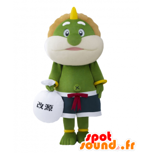 Kaigen mascotte Fujin, l'uomo verde, medicina dio - MASFR27072 - Yuru-Chara mascotte giapponese