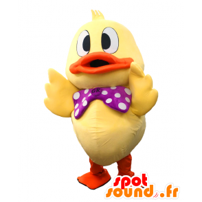 Mascotte de Kenichi-kun, canard jaune et orange, géant - MASFR27075 - Mascottes Yuru-Chara Japonaises