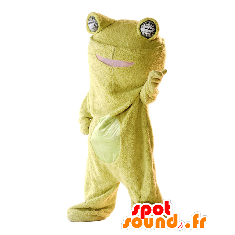 Mascot Kaeru KUN, vihreä sammakko, jättiläinen - MASFR27091 - Mascottes Yuru-Chara Japonaises