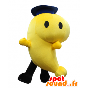 Mascot Happi Yon, nuijapää, jättiläinen keltainen kala - MASFR27099 - Mascottes Yuru-Chara Japonaises