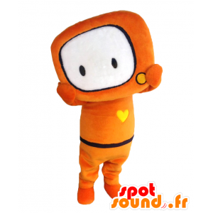 Tube-kun maskot, obří oranžový TV - Japonští maskoti Yuru-Chara - MASFR27104 - SpotSound.fr