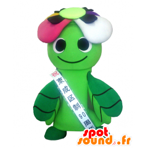 Mascot Frenzy, green plants with colorful petals - MASFR27105 - Yuru-Chara Japanese mascots