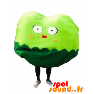 Mascotte de Tamayo, légume vert bicolore géant et amusant - MASFR27108 - Mascottes Yuru-Chara Japonaises