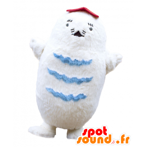 Ietti-kun mascot, furry and funny yeti white - MASFR27113 - Yuru-Chara Japanese mascots