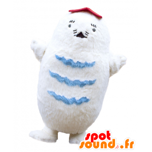Μασκότ Ietti-kun, γούνινο και αστεία λευκό Yeti - Ιαπωνικές μασκότ Yuru-Chara - MASFR27113 - SpotSound.fr