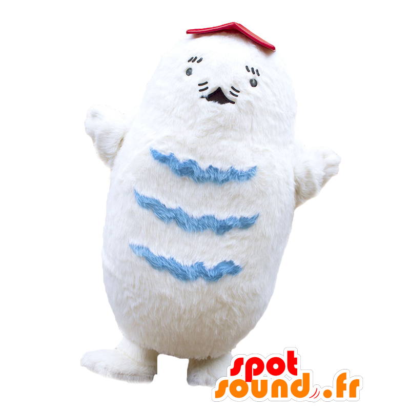 Μασκότ Ietti-kun, γούνινο και αστεία λευκό Yeti - Ιαπωνικές μασκότ Yuru-Chara - MASFR27113 - SpotSound.fr