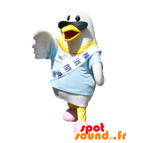 Mascot Hummer-kun, gaivota branca com óculos - MASFR27121 - Yuru-Chara Mascotes japoneses