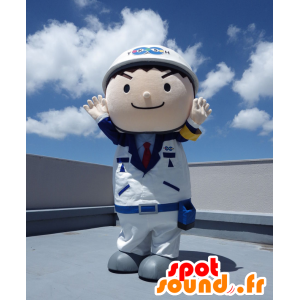 Mascot Attorney-kun, security officer in a white uniform - MASFR27122 - Yuru-Chara Japanese mascots