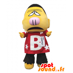 Basugori mascotte, carattere giallo con broncio - MASFR27150 - Yuru-Chara mascotte giapponese