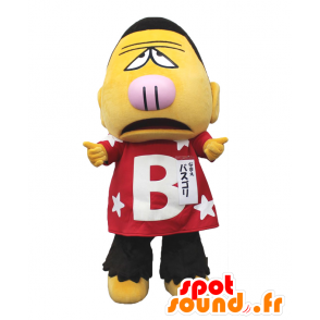 Mascota Basugori, carácter amarillo con enfurruñado - MASFR27150 - Yuru-Chara mascotas japonesas