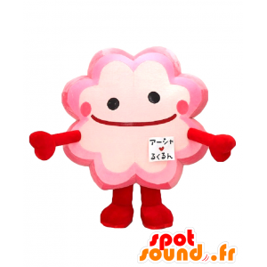 Mascotte Asharu Rukurun, trifoglio 4 rose foglia, sorridente - MASFR27155 - Yuru-Chara mascotte giapponese