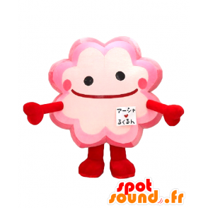 Mascotte Asharu Rukurun, trifoglio 4 rose foglia, sorridente - MASFR27155 - Yuru-Chara mascotte giapponese